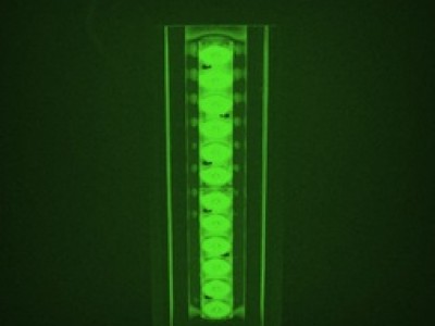 Архитектурный светильник "ШЕВРОН" - SVT-ARH L-37-10x60-Green